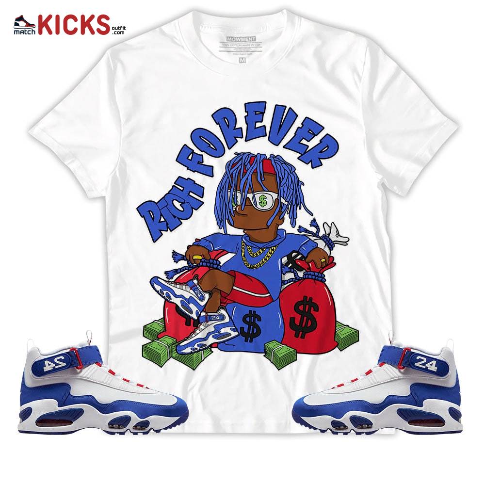 Sneaker Shirt Match Air Griffey Max 1 USA Red White Blue – Rich Forever – Griffey Max 1 USA MKO T-Shirt Sneaker Shirt Match Air Griffey Max 1 USA Red White Blue – Rich Forever – Griffey Max 1 USA MKO T-Shirt