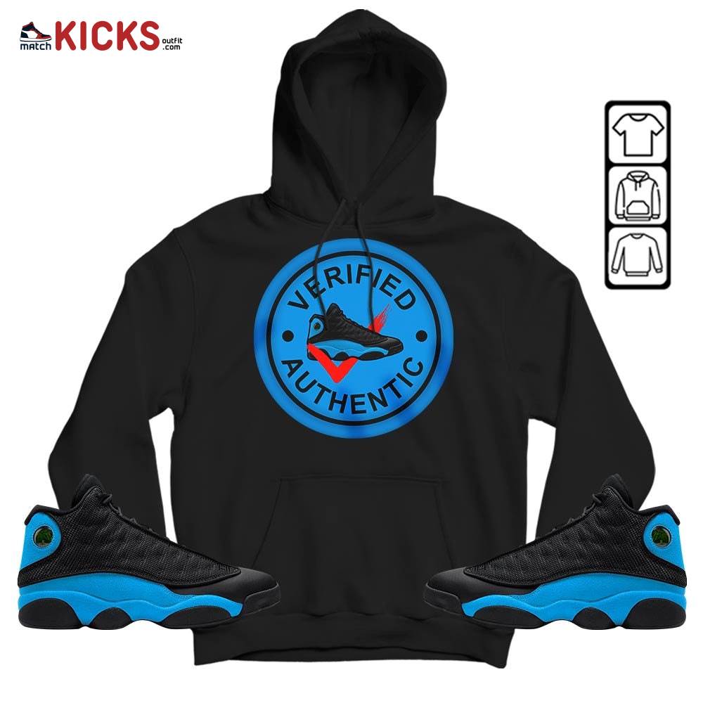 Sneaker Shirt Match Black University Blue 13s, Jordan 13 Black University Blue 2022 MKO Hoodie Sneaker Shirt Match Black University Blue 13s, Jordan 13 Black University Blue 2022 MKO Hoodie