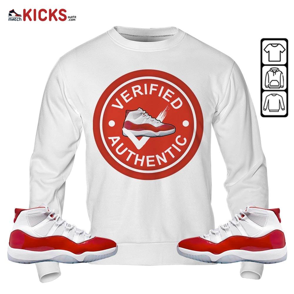 Sneaker Shirt Match Cherry 11s, Jordan 11 Retro Cherry MKO Hoodie Sneaker Shirt Match Cherry 11s, Jordan 11 Retro Cherry MKO Hoodie