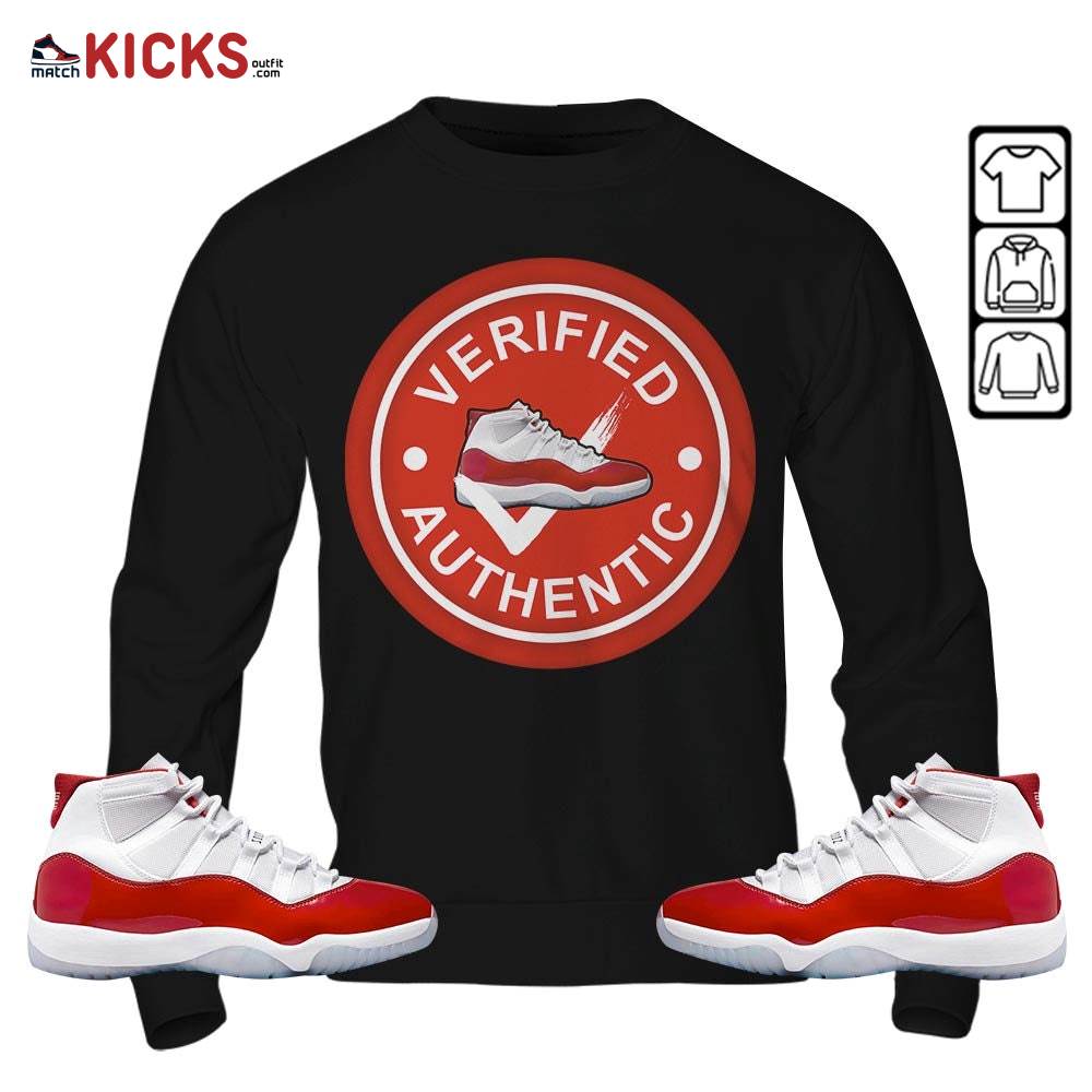 Sneaker Shirt Match Cherry 11s, Jordan 11 Retro Cherry MKO Hoodie Sneaker Shirt Match Cherry 11s, Jordan 11 Retro Cherry MKO Hoodie