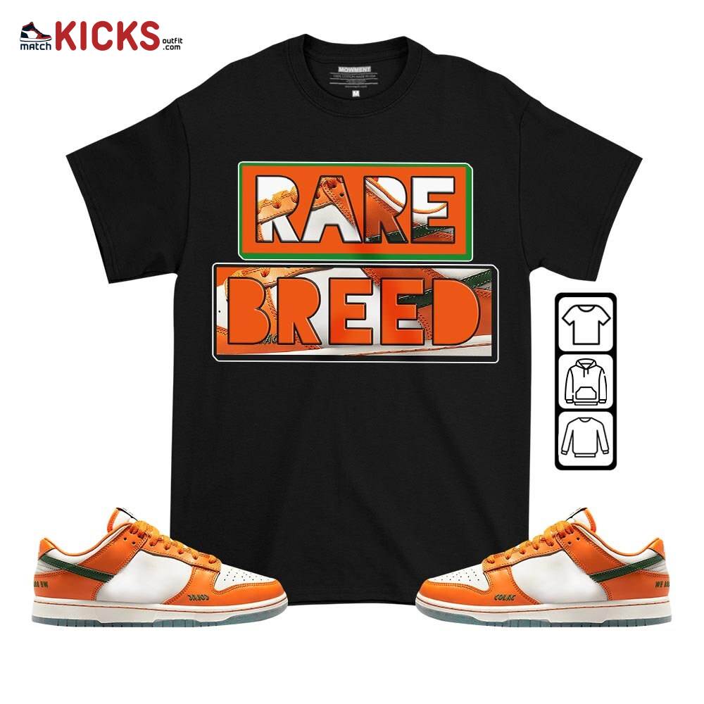 Sneaker Shirt Match Dunk Low Florida A and M University – Rare Breed – Florida A and M University MKO T-Shirt
