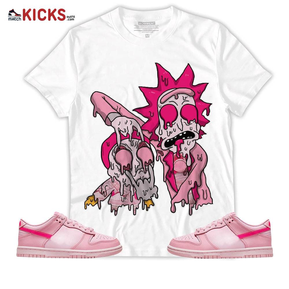 Sneaker Shirt Match Dunk Low Triple Pink – Rick And Drip – Low Triple Pink MKO T-Shirt
