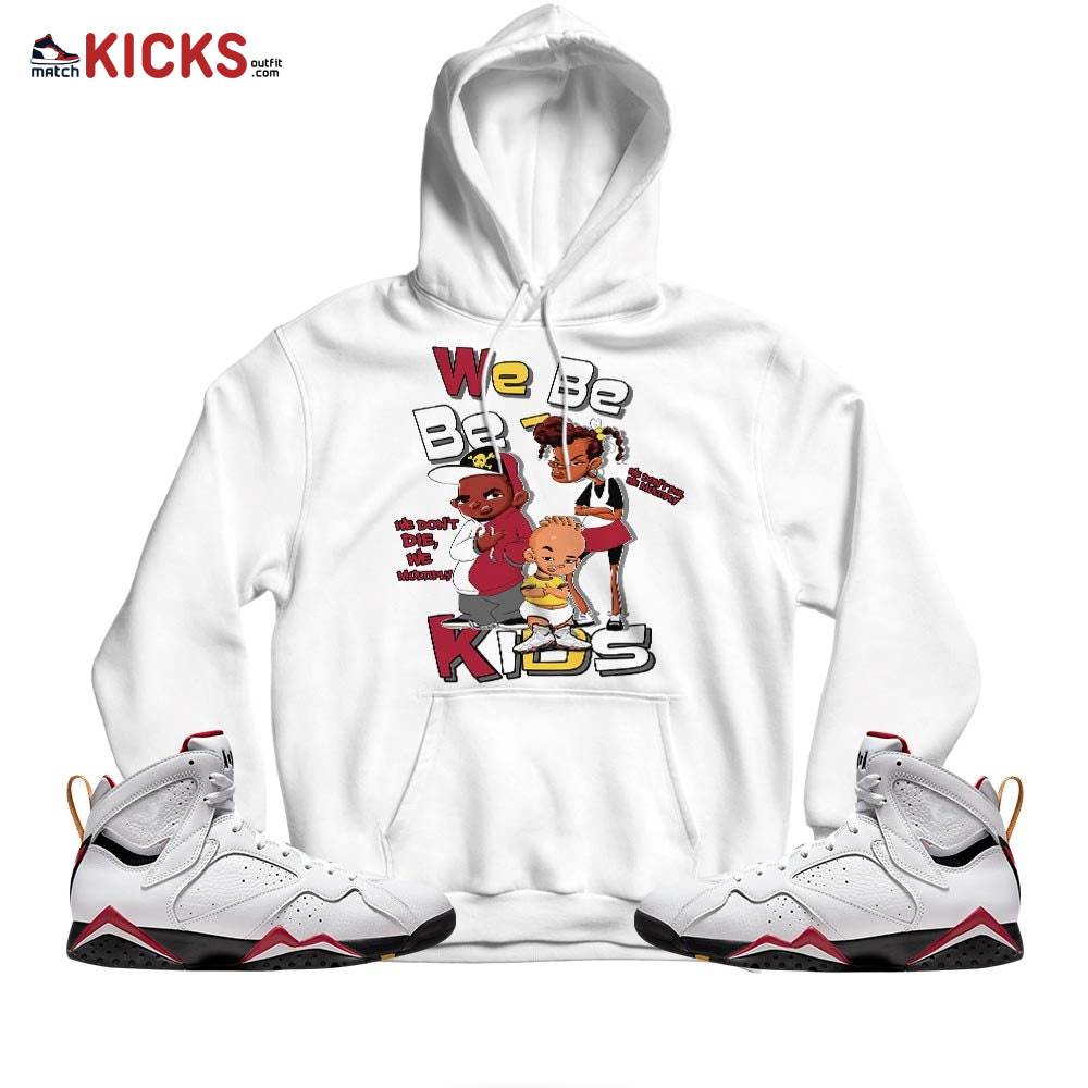 Sneaker Shirt Match For JD 7 Retro Cardinal – We Bay-Bay Kids 90s Melanin – Cardinal 7s MKO Hoodie Sneaker Shirt Match For JD 7 Retro Cardinal – We Bay-Bay Kids 90s Melanin – Cardinal 7s MKO Hoodie