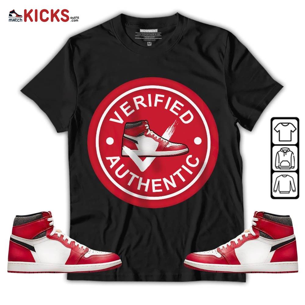 Sneaker Shirt Match High OG Chicago 1s, Jordan 1 Lost & Found Chicago MKO T-Shirt
