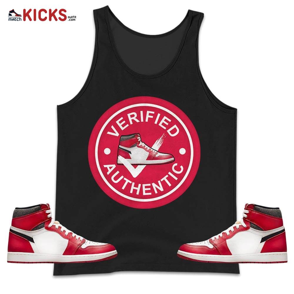 Sneaker Shirt Match High OG Chicago 1s, Jordan 1 Lost & Found Chicago MKO Tank Top