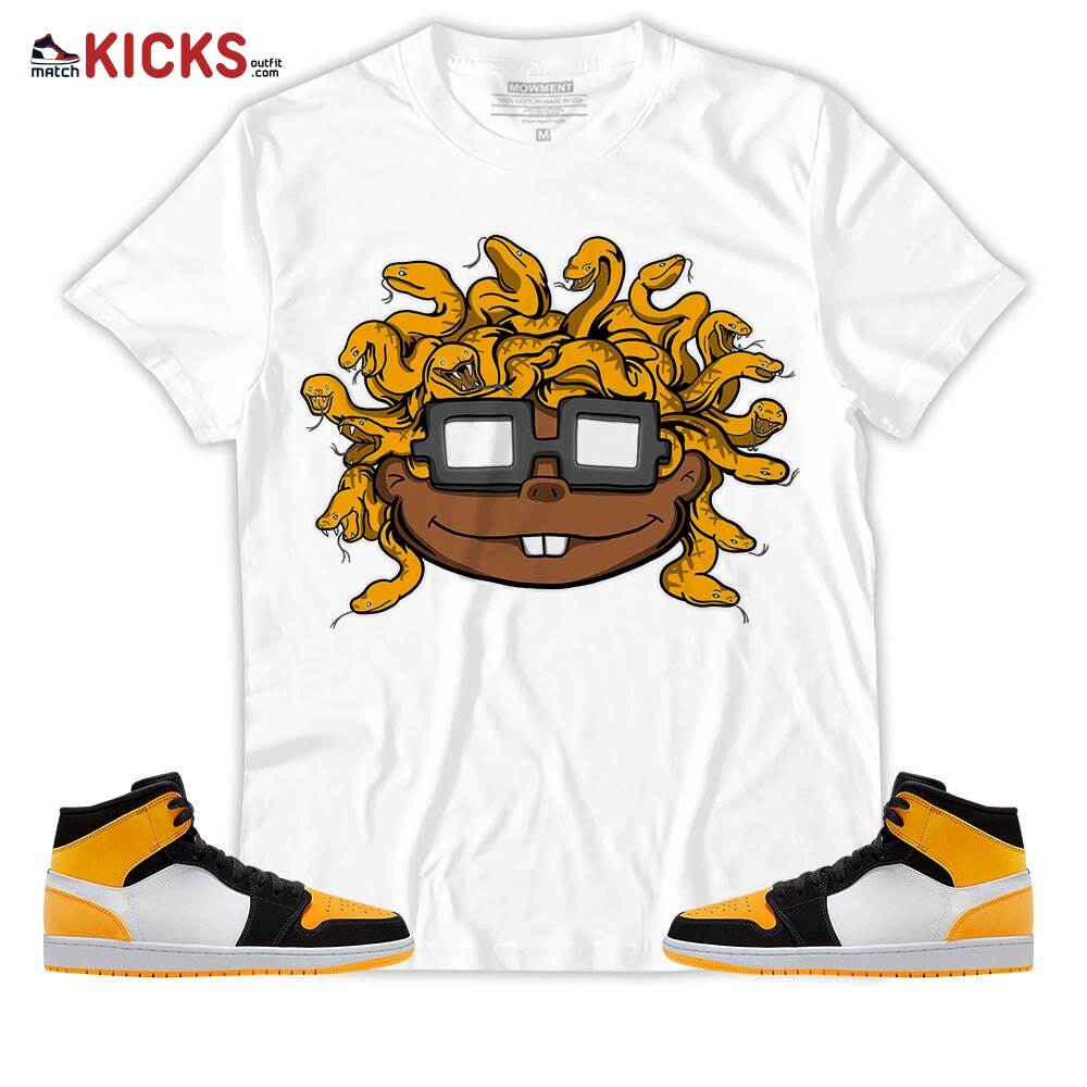 Sneaker Shirt Match Jordan 1 High OG Yellow Toe – Melanin Kids 90_s Rugrats Chuckie Snake – High OG Yellow Toe 1s MKO T-Shirt Sneaker Shirt Match Jordan 1 High OG Yellow Toe – Melanin Kids 90_s Rugrats Chuckie Snake – High OG Yellow Toe 1s MKO T-Shirt