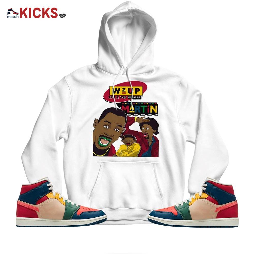 Sneaker Shirt Match Jordan 1 Mid Multi Color 2022 – Martin Tv 90s Melanin Got Em – Multi Color 2022 1s MKO Hoodie Sneaker Shirt Match Jordan 1 Mid Multi Color 2022 – Martin Tv 90s Melanin Got Em – Multi Color 2022 1s MKO Hoodie