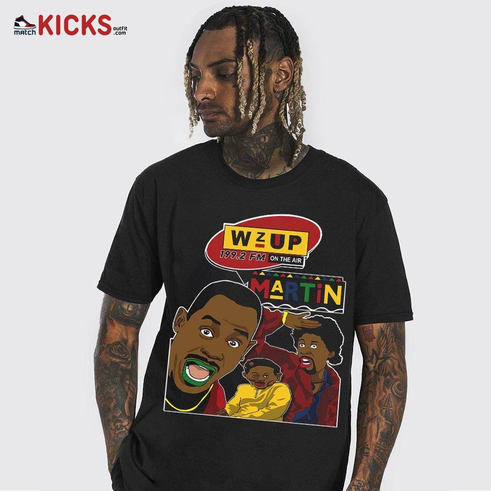 Sneaker Shirt Match Jordan 1 Mid Multi Color 2022 – Martin Tv 90s Melanin Got Em – Multi Color 2022 1s MKO T-Shirt Sneaker Shirt Match Jordan 1 Mid Multi Color 2022 – Martin Tv 90s Melanin Got Em – Multi Color 2022 1s MKO T-Shirt