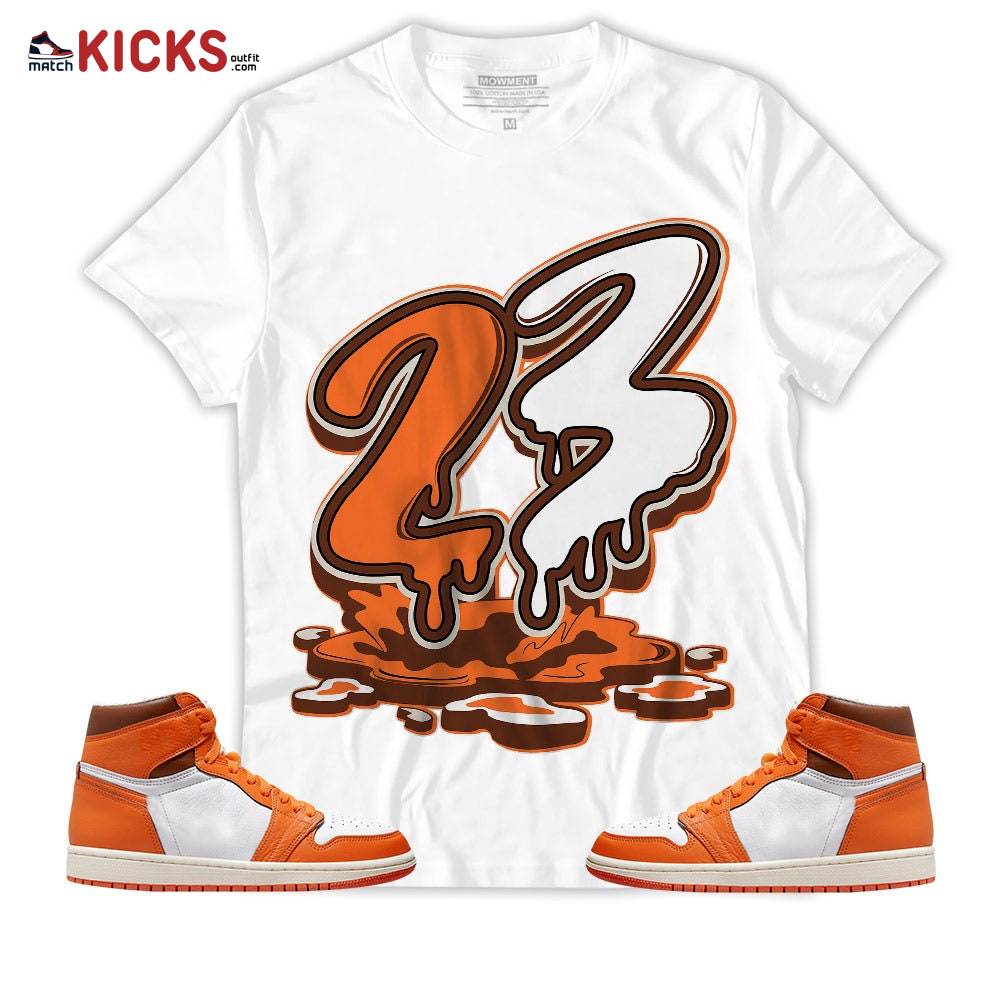 Sneaker Shirt Match Jordan 1 Retro High OG Starfish – 23 Drip – High OG Starfish 1s MKO T-Shirt Sneaker Shirt Match Jordan 1 Retro High OG Starfish – 23 Drip – High OG Starfish 1s MKO T-Shirt