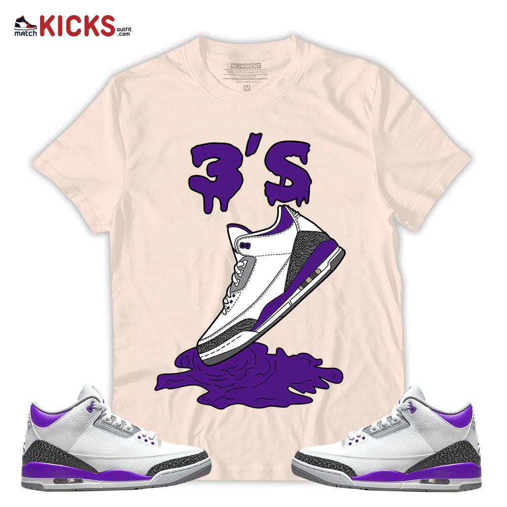 Sneaker Shirt Match Jordan 3 Retro Dark Iris – Shoes Dripping Loser Lover – Dark Iris 3s MKO T-Shirt Sneaker Shirt Match Jordan 3 Retro Dark Iris – Shoes Dripping Loser Lover – Dark Iris 3s MKO T-Shirt