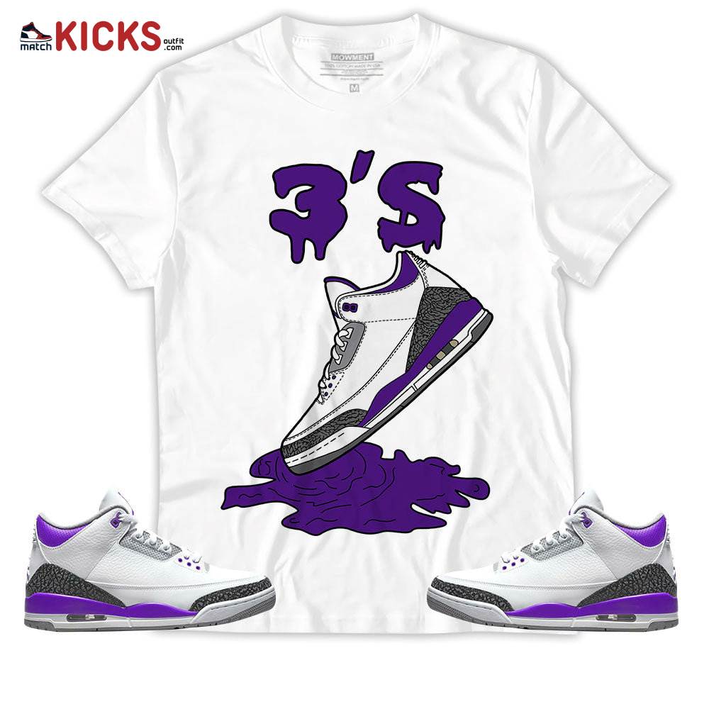 Sneaker Shirt Match Jordan 3 Retro Dark Iris – Shoes Dripping Loser Lover – Dark Iris 3s MKO T-Shirt Sneaker Shirt Match Jordan 3 Retro Dark Iris – Shoes Dripping Loser Lover – Dark Iris 3s MKO T-Shirt