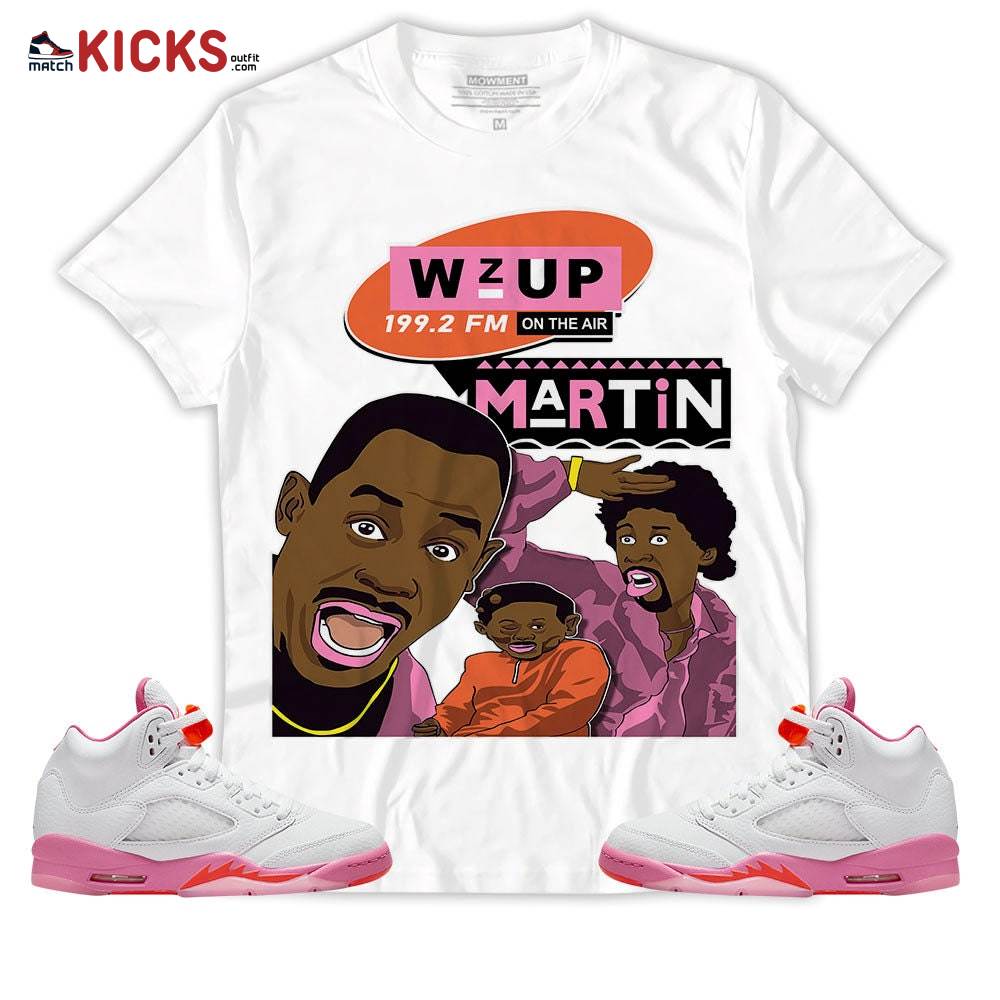 Sneaker Shirt Match Jordan 5 GS Pinksicle – Martin Tv 90s Melanin Got Em – GS Pinksicle 5s MKO T-Shirt Sneaker Shirt Match Jordan 5 GS Pinksicle – Martin Tv 90s Melanin Got Em – GS Pinksicle 5s MKO T-Shirt