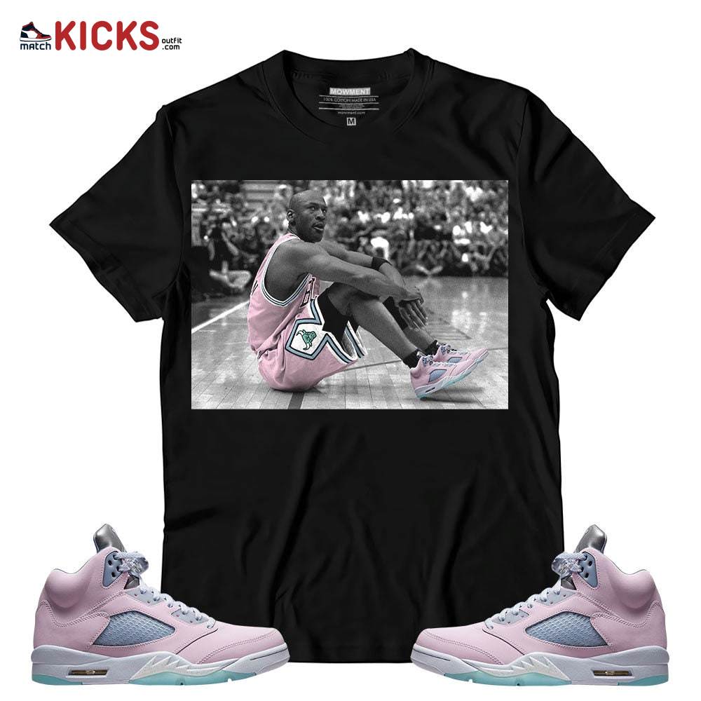 Sneaker Shirt Match Jordan 5 Retro Easter – Basketball Shoes Goat Number 23 – Easter 5s MKO T-Shirt