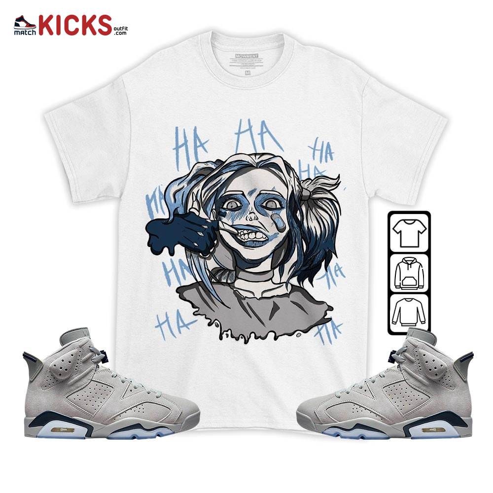 Sneaker Shirt Match Jordan 6 Retro Georgetown – Harley Quinn – Georgetown 6s MKO T-Shirt