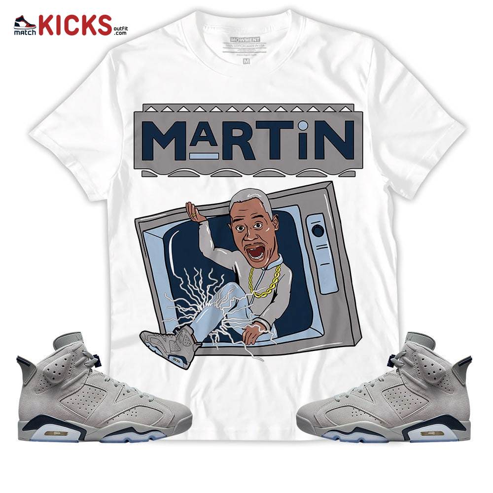 Sneaker Shirt Match Jordan 6 Retro Georgetown – Martin TV – Georgetown 6s MKO T-Shirt Sneaker Shirt Match Jordan 6 Retro Georgetown – Martin TV – Georgetown 6s MKO T-Shirt