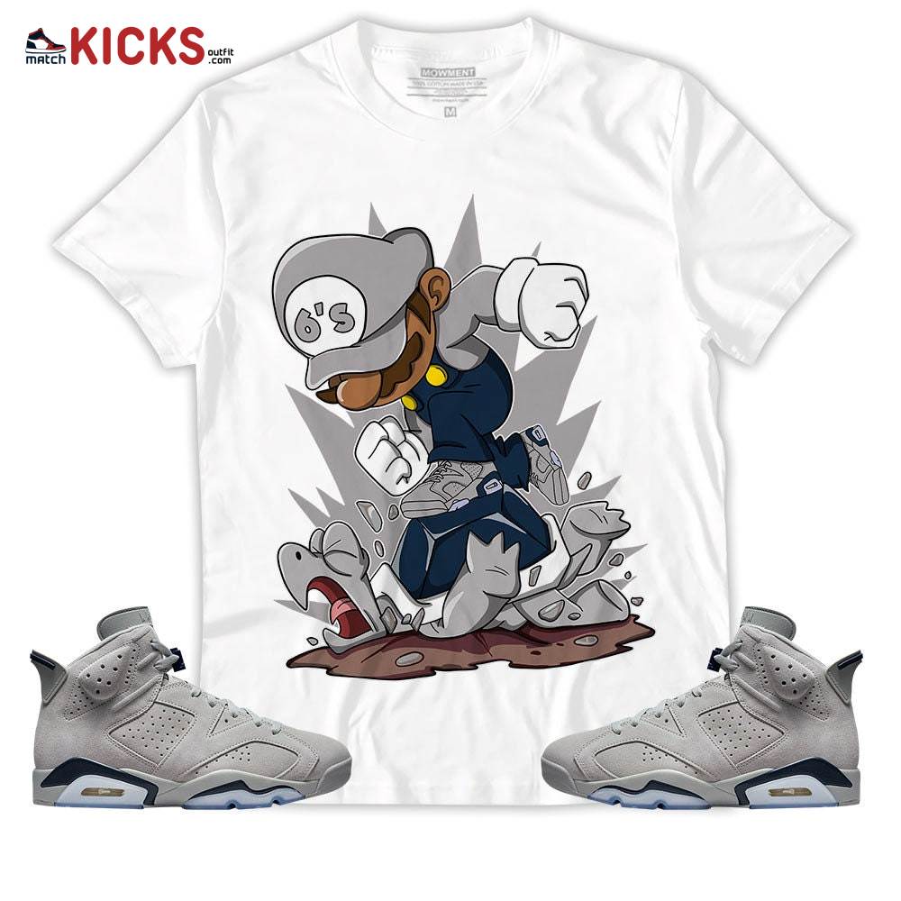 Sneaker Shirt Match Jordan 6 Retro Georgetown – Shoes Game Crazy – Georgetown 6s MKO T-Shirt Sneaker Shirt Match Jordan 6 Retro Georgetown – Shoes Game Crazy – Georgetown 6s MKO T-Shirt