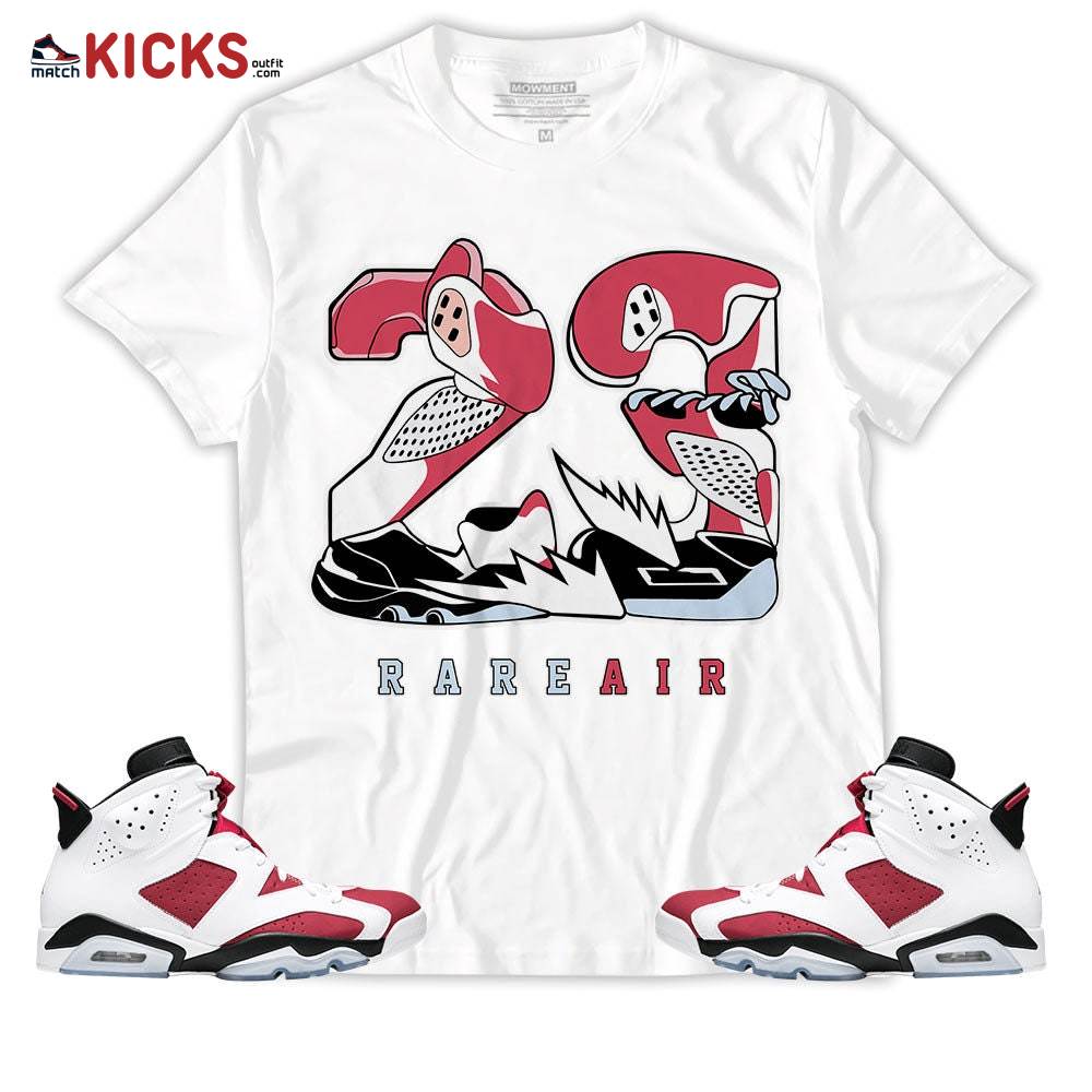 Sneaker Shirt Match Jordan 6 Retro OG Carmine – 23 Rare Air – OG Carmine 6s MKO T-Shirt Sneaker Shirt Match Jordan 6 Retro OG Carmine – 23 Rare Air – OG Carmine 6s MKO T-Shirt