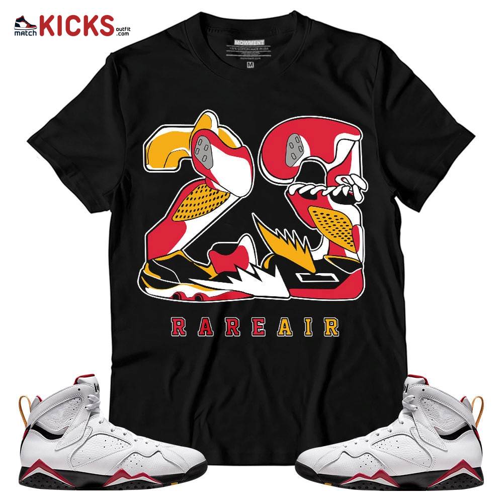 Sneaker Shirt Match Jordan 7 Retro Cardinal – 23 Rare Air – Cardinal 7s MKO T-Shirt