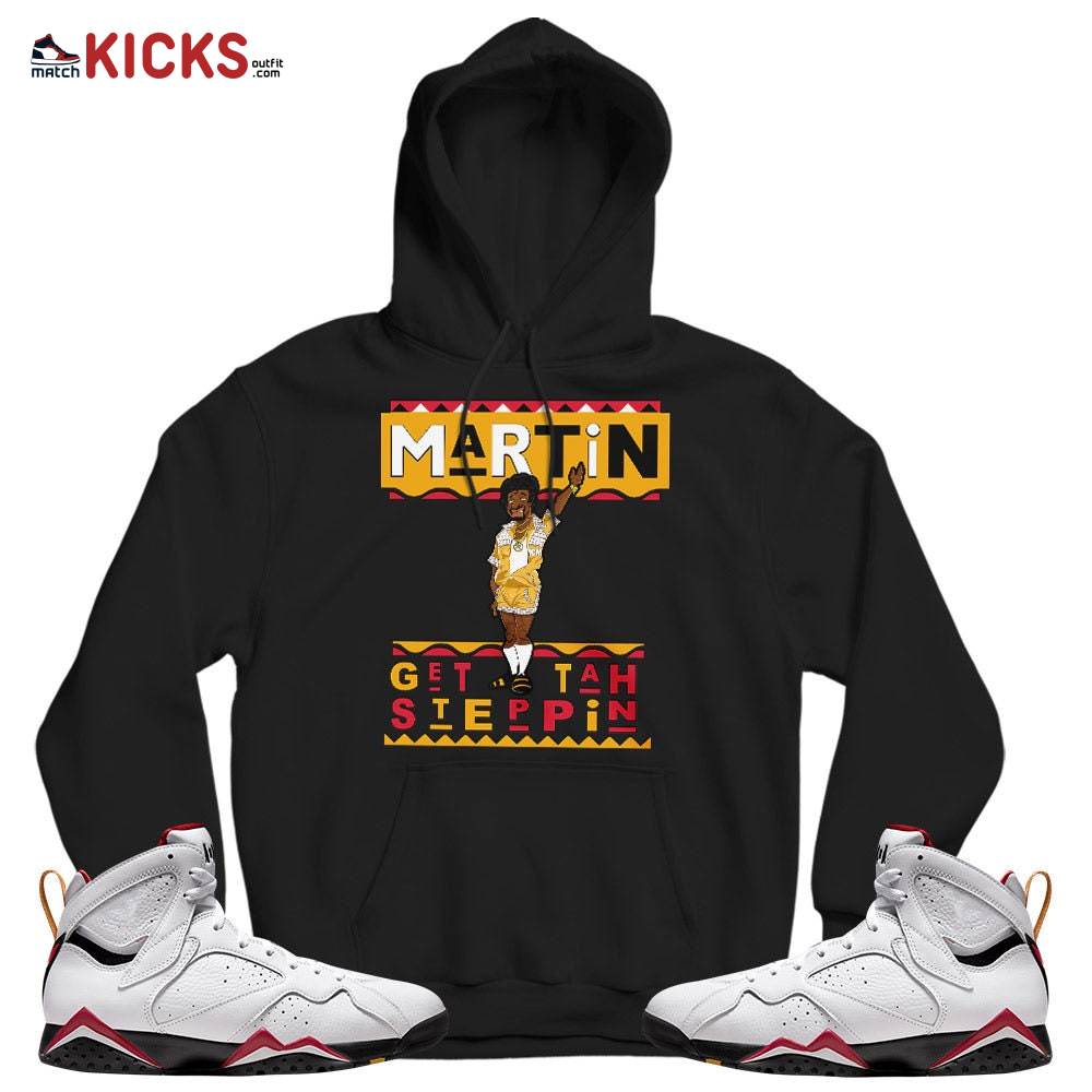 Sneaker Shirt Match Jordan 7 Retro Cardinal – BLM Melanin Kids 90s Martin Tv – Cardinal 7s MKO Hoodie