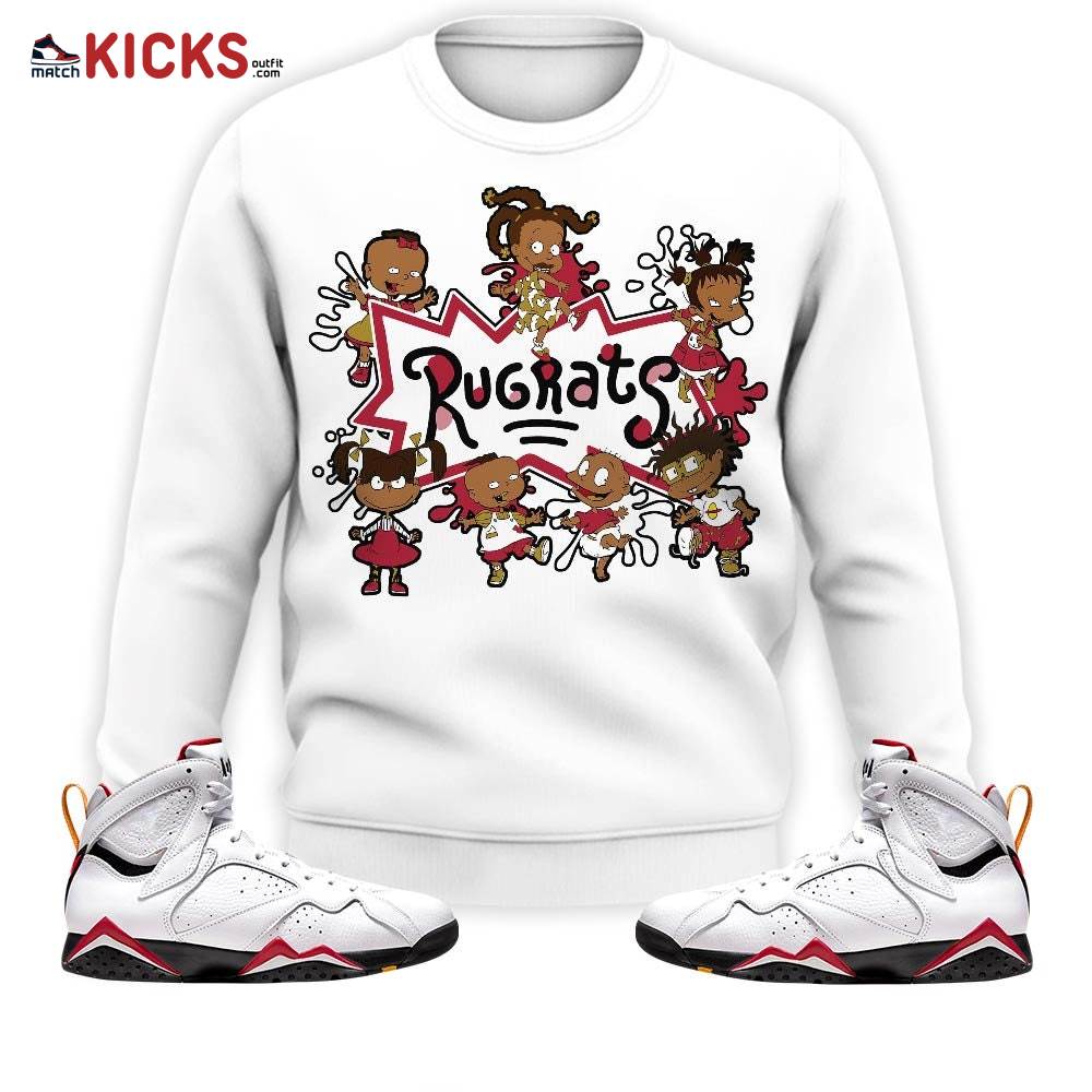 Sneaker Shirt Match Jordan 7 Retro Cardinal – Funny Rugrats 90s Kids Melanin – Cardinal 7s MKO Sweatshirt Sneaker Shirt Match Jordan 7 Retro Cardinal – Funny Rugrats 90s Kids Melanin – Cardinal 7s MKO Sweatshirt