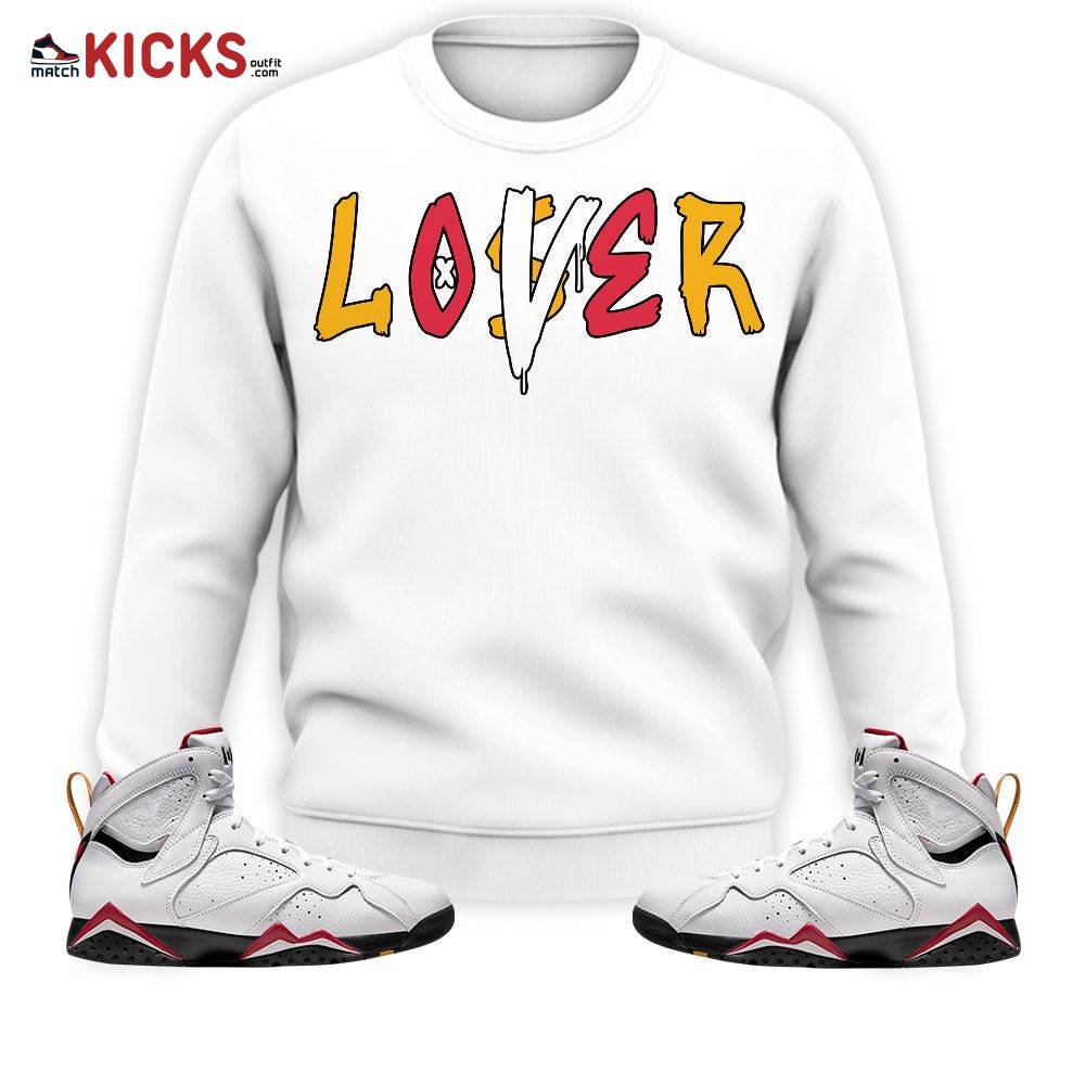 Sneaker Shirt Match Jordan 7 Retro Cardinal – Loser Lover Drip – Cardinal 7s MKO Sweatshirt Sneaker Shirt Match Jordan 7 Retro Cardinal – Loser Lover Drip – Cardinal 7s MKO Sweatshirt