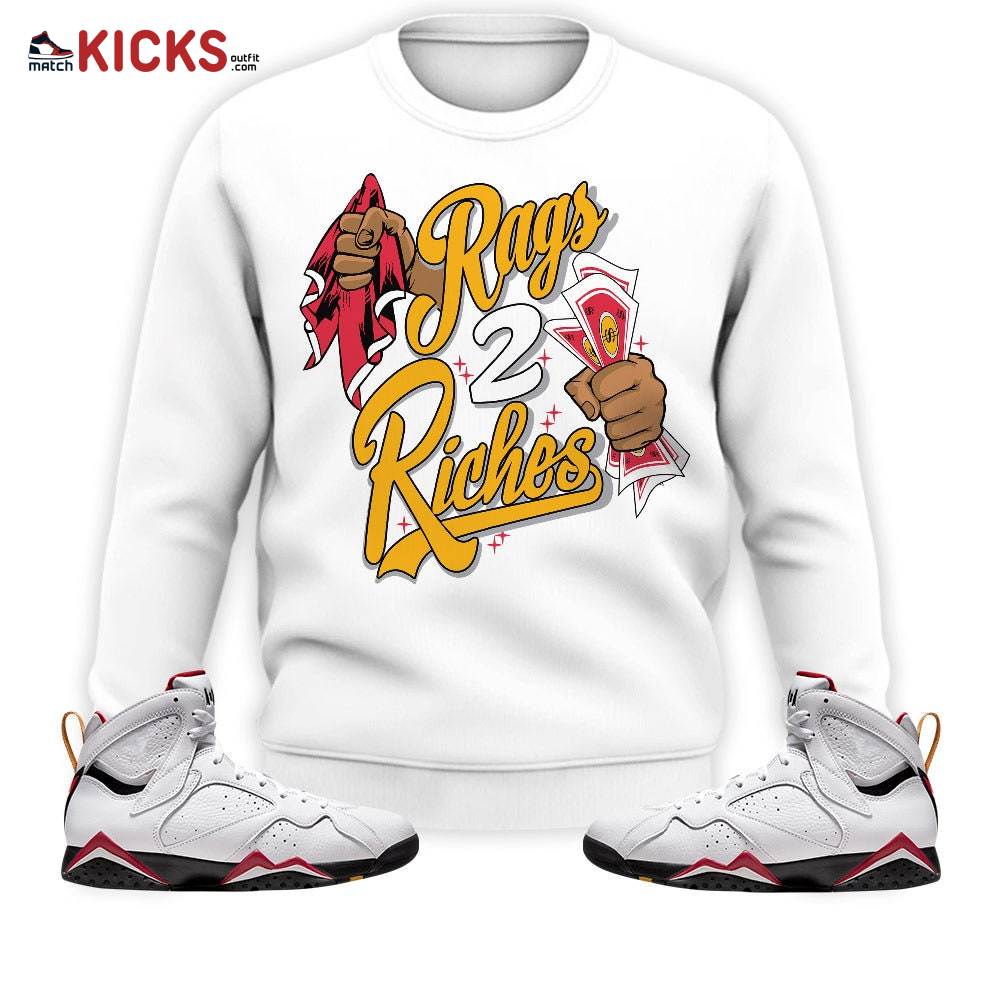 Sneaker Shirt Match Jordan 7 Retro Cardinal – Rag 2 Riches – Cardinal 7s MKO Sweatshirt Sneaker Shirt Match Jordan 7 Retro Cardinal – Rag 2 Riches – Cardinal 7s MKO Sweatshirt