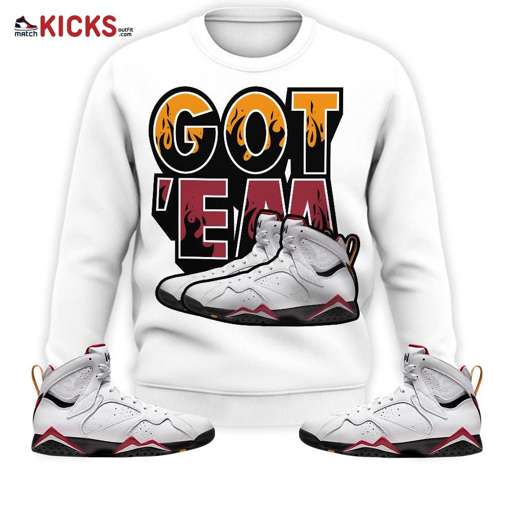 Sneaker Shirt Match Jordan 7 Retro Cardinal – Shoes Got Em Drip – Cardinal 7s MKO Sweatshirt Sneaker Shirt Match Jordan 7 Retro Cardinal – Shoes Got Em Drip – Cardinal 7s MKO Sweatshirt
