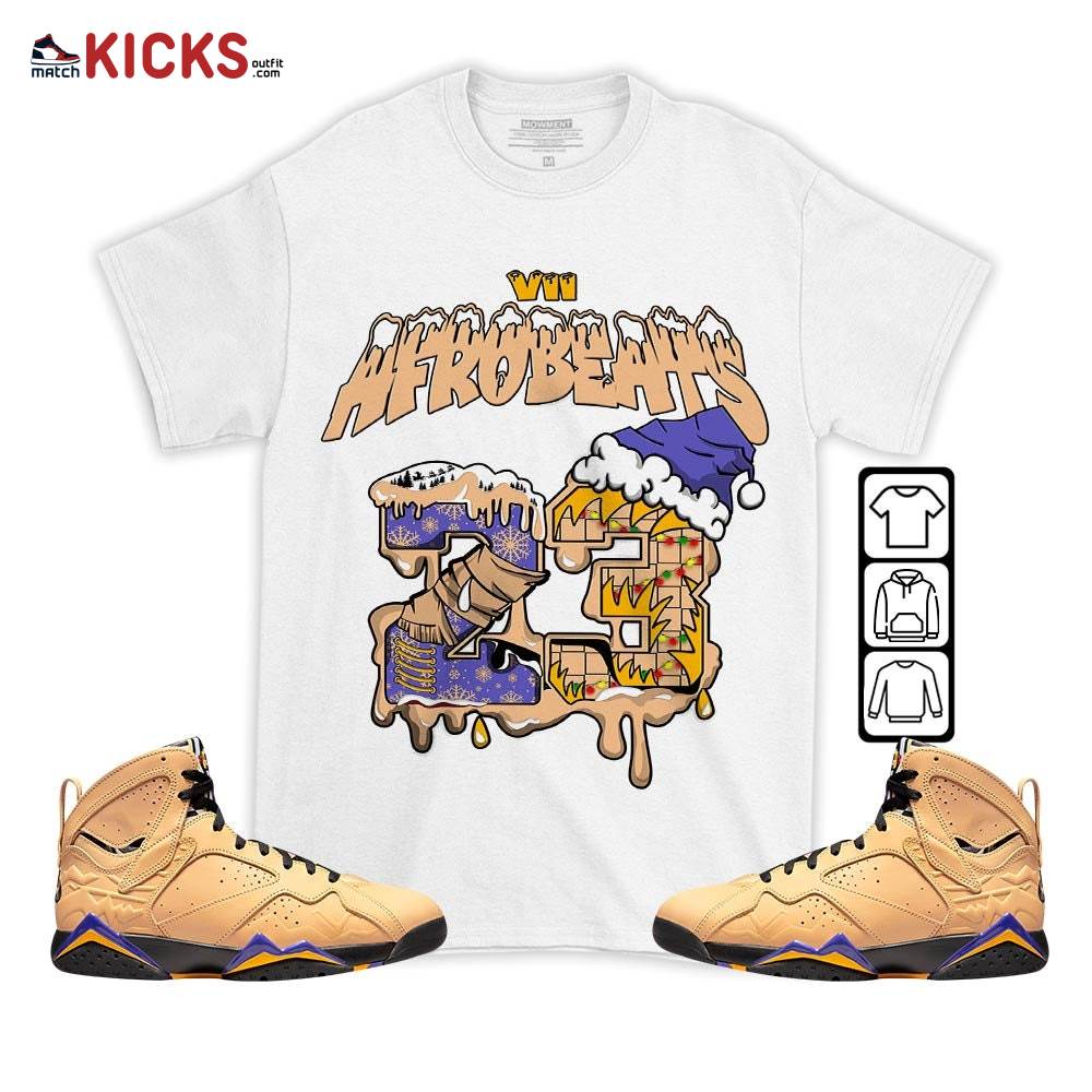 Sneaker Shirt Match Jordan 7 SE Afrobeats – Drip Number 23 Noel – Vachetta Tan 7s MKO T-Shirt Sneaker Shirt Match Jordan 7 SE Afrobeats – Drip Number 23 Noel – Vachetta Tan 7s MKO T-Shirt
