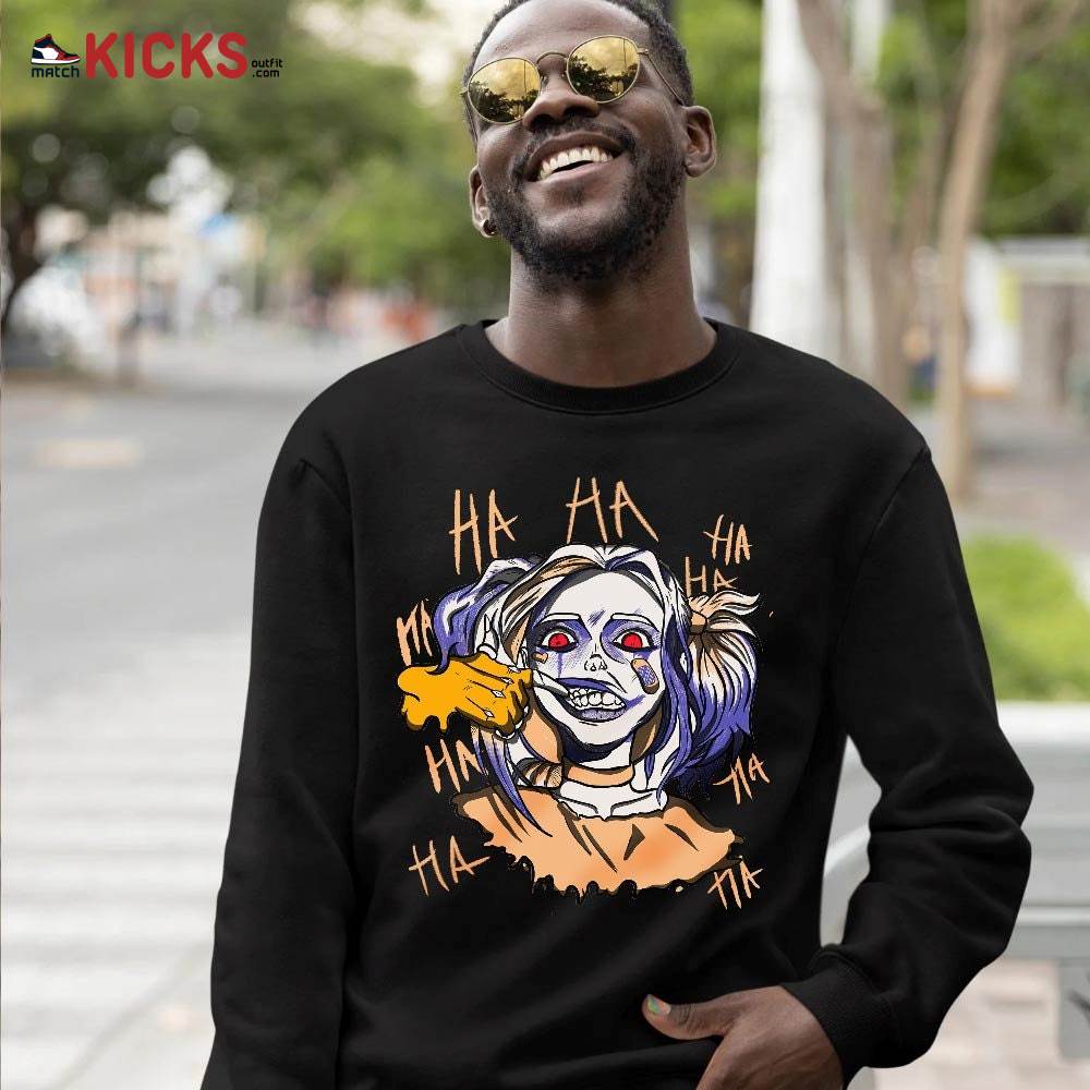 Sneaker Shirt Match Jordan 7 SE Afrobeats – Harley Quinn – Vachetta Tan 7s MKO T-Shirt Sneaker Shirt Match Jordan 7 SE Afrobeats – Harley Quinn – Vachetta Tan 7s MKO T-Shirt