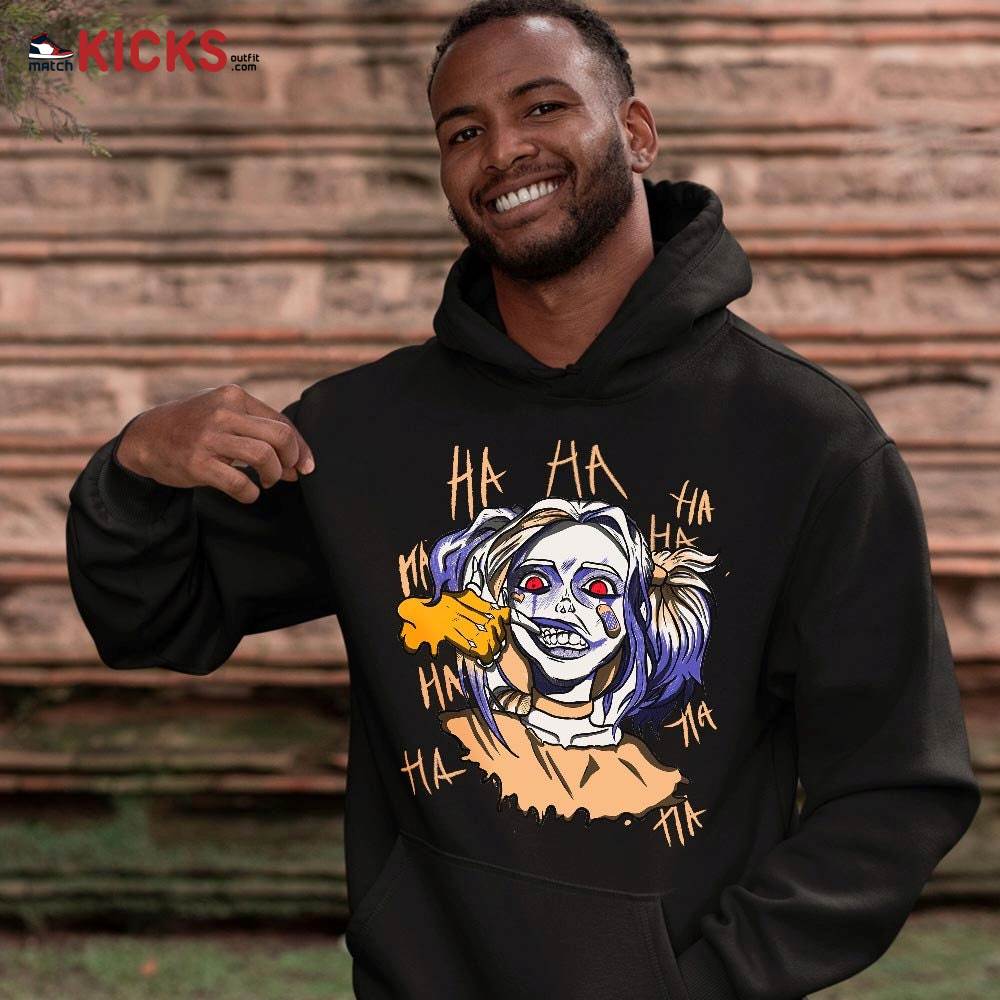 Sneaker Shirt Match Jordan 7 SE Afrobeats – Harley Quinn – Vachetta Tan 7s MKO T-Shirt Sneaker Shirt Match Jordan 7 SE Afrobeats – Harley Quinn – Vachetta Tan 7s MKO T-Shirt