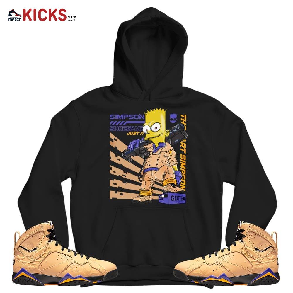 Sneaker Shirt Match Jordan 7 SE Afrobeats – Simpson Shoegame – Vachetta Tan 7s MKO T-Shirt Sneaker Shirt Match Jordan 7 SE Afrobeats – Simpson Shoegame – Vachetta Tan 7s MKO T-Shirt