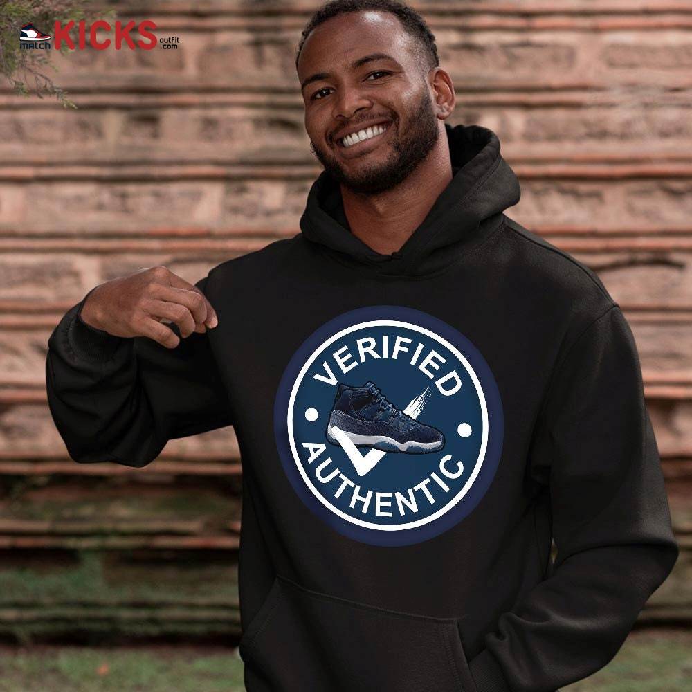 Sneaker Shirt Match Midnight Navy 11s, Jordan 11 Retro Midnight Navy MKO Sweatshirt Sneaker Shirt Match Midnight Navy 11s, Jordan 11 Retro Midnight Navy MKO Sweatshirt