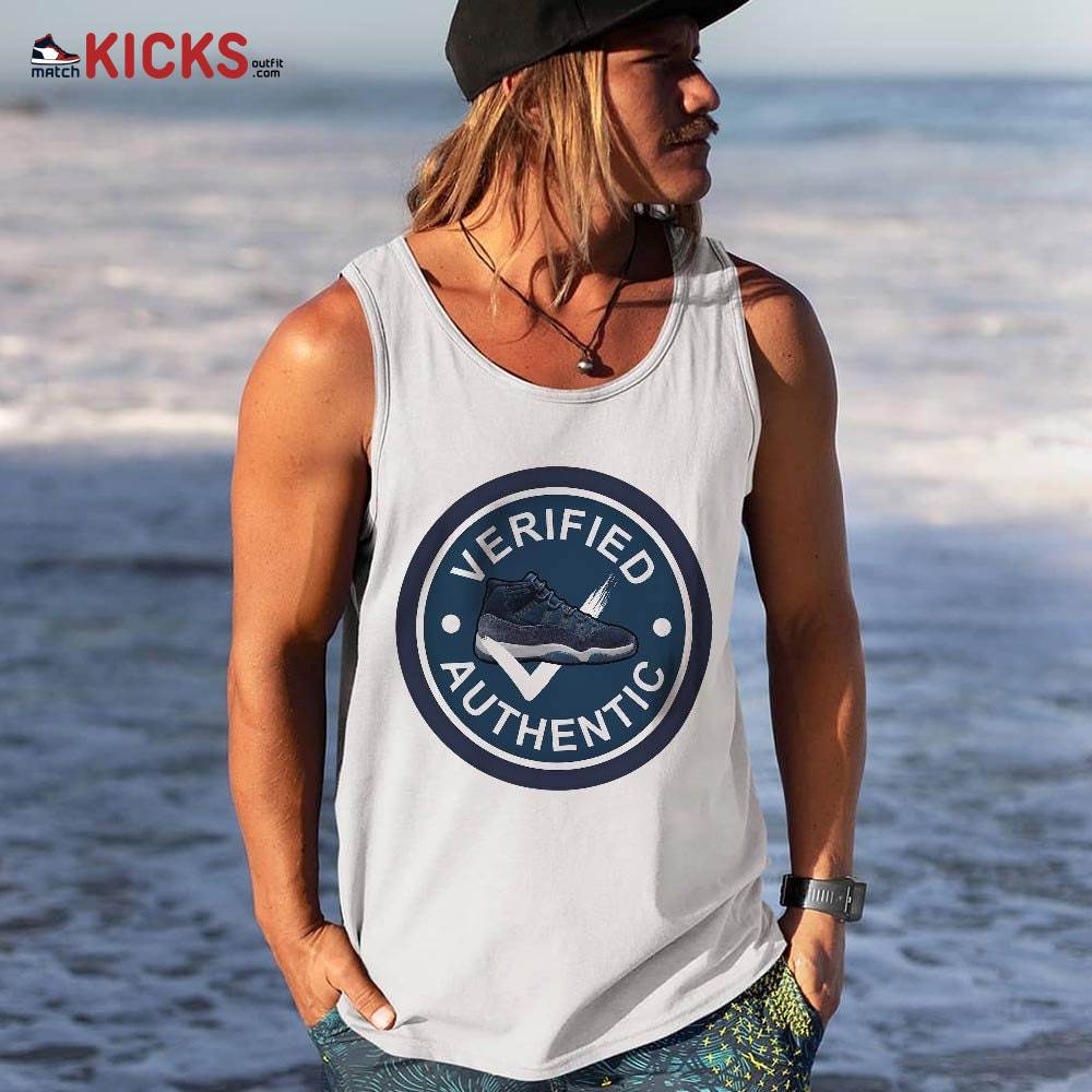 Sneaker Shirt Match Midnight Navy 11s, Jordan 11 Retro Midnight Navy MKO Tank Top Sneaker Shirt Match Midnight Navy 11s, Jordan 11 Retro Midnight Navy MKO Tank Top