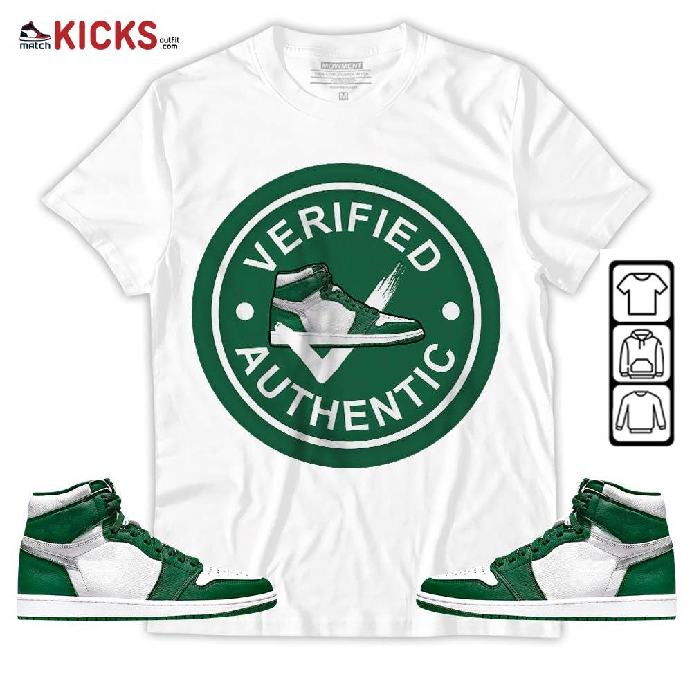 Sneaker Shirt Match OG Gorge Green 1s, Jordan 1 Retro High Gorge Green MKO Sweatshirt