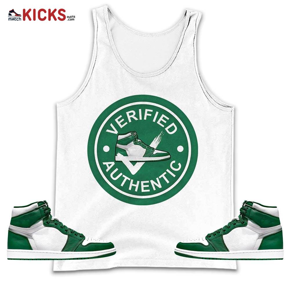Sneaker Shirt Match OG Gorge Green 1s, Jordan 1 Retro High Gorge Green MKO Tank Top Sneaker Shirt Match OG Gorge Green 1s, Jordan 1 Retro High Gorge Green MKO Tank Top