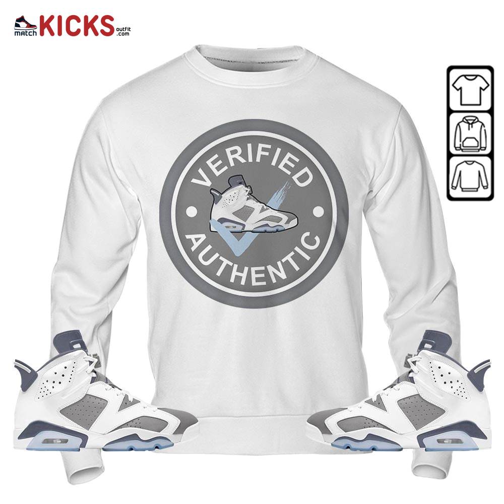 Sneaker Shirt Match Retro Cool Grey 6s, Jordan 6 Cool Grey MKO Sweatshirt Sneaker Shirt Match Retro Cool Grey 6s, Jordan 6 Cool Grey MKO Sweatshirt