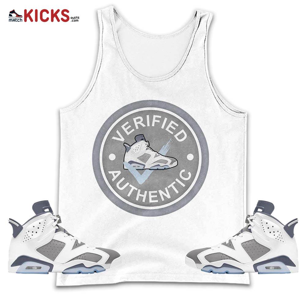 Sneaker Shirt Match Retro Cool Grey 6s, Jordan 6 Cool Grey MKO Tank Top Sneaker Shirt Match Retro Cool Grey 6s, Jordan 6 Cool Grey MKO Tank Top