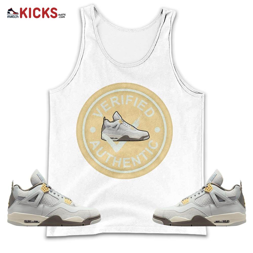 Sneaker Shirt Match Retro Craft 4s, Jordan 4 Craft Photon Dust MKO Tank Top Sneaker Shirt Match Retro Craft 4s, Jordan 4 Craft Photon Dust MKO Tank Top