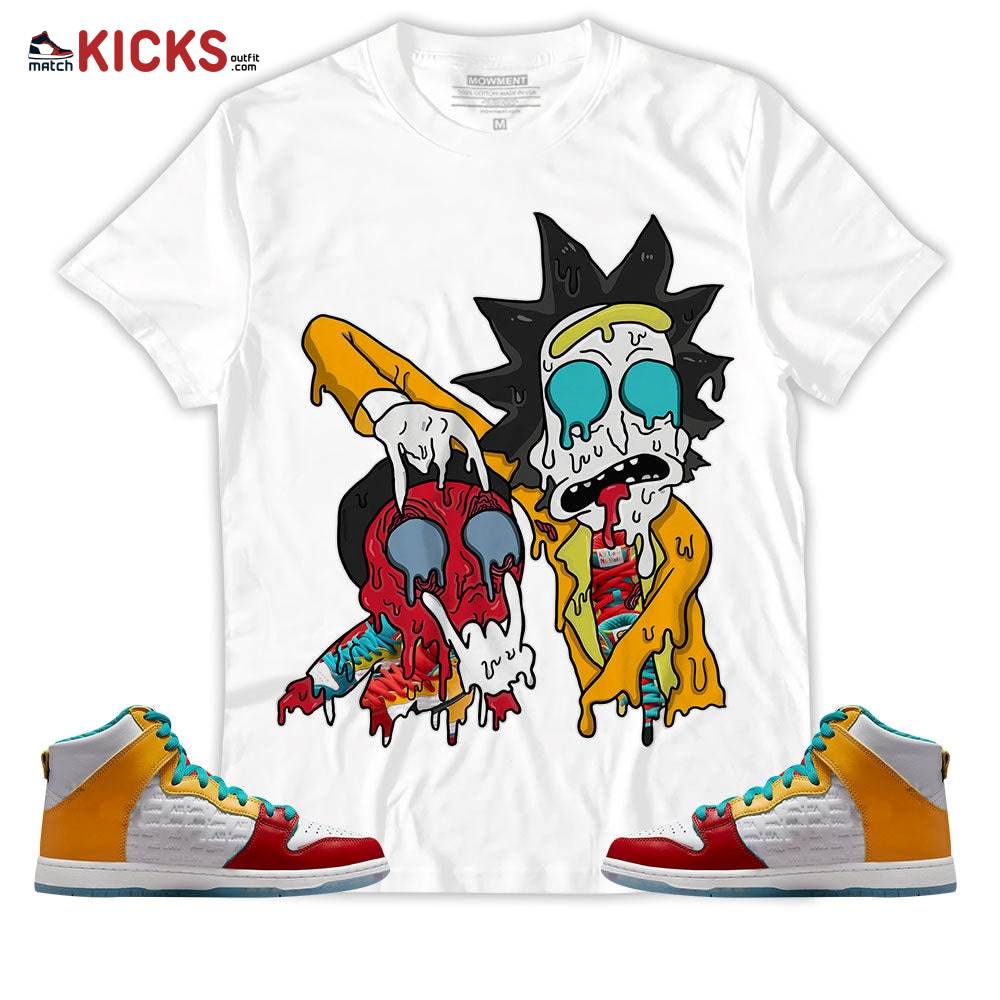 Sneaker Shirt Match SB Dunk High All Love No Hate – Rick And Drip – SB Dunk FroSkate MKO T-Shirt Sneaker Shirt Match SB Dunk High All Love No Hate – Rick And Drip – SB Dunk FroSkate MKO T-Shirt
