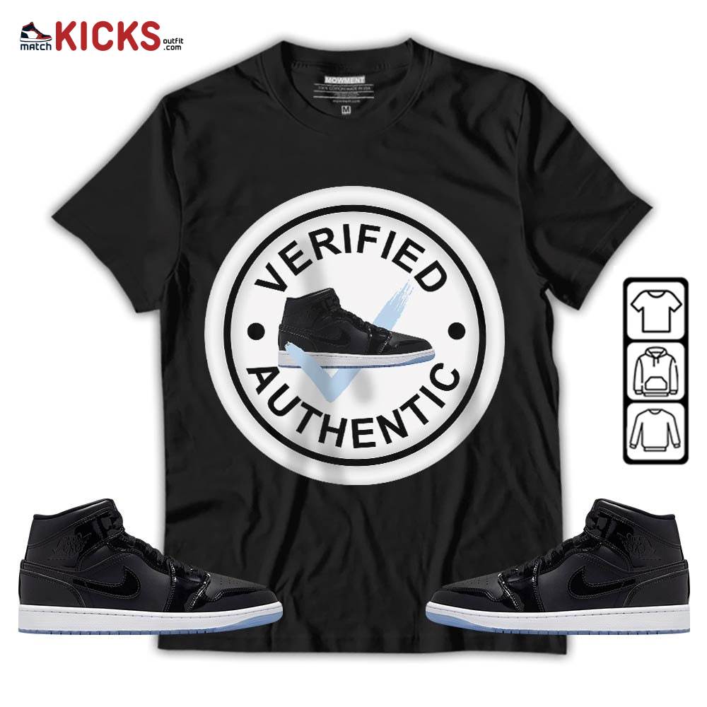 Sneaker Shirt Match Space Jam 1s, Jordan 1 Mid Space Jam MKO T-Shirt