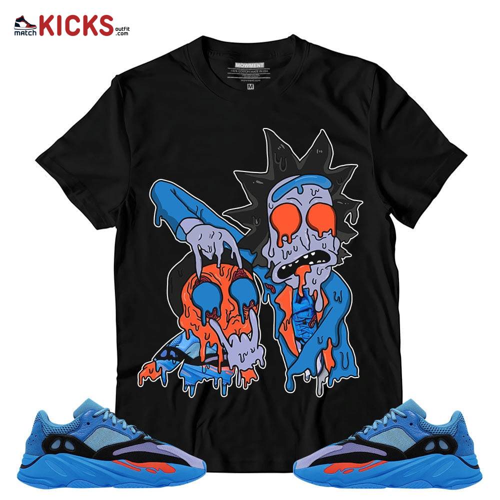 Sneaker Shirt Match Yeezy 700 V1 Hi-Res Blue – Rick And Drip – V1 Hi-Res Blue 700s MKO T-Shirt