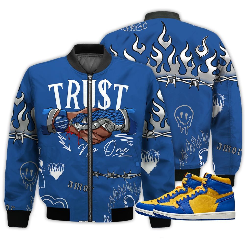 Sneaker Trust No One Sneaker Shirt Match 2023 Laney 1S, Jordan 1 Retro High Laney Hoodie Sweatshirt Tee All Over Print MKO Shirt Sneaker Trust No One Sneaker Shirt Match 2023 Laney 1S, Jordan 1 Retro High Laney Hoodie Sweatshirt Tee All Over Print MKO Shirt