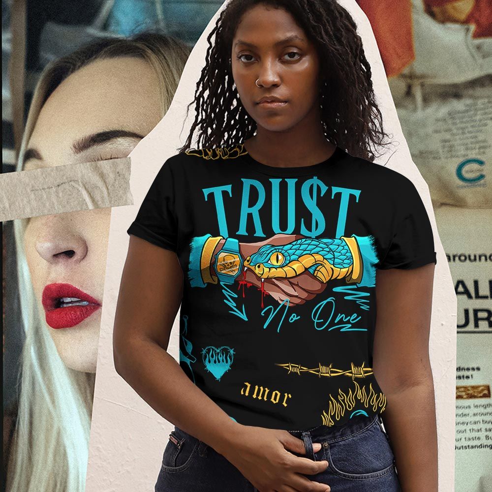 Sneaker Trust No One Sneaker Shirt Match 2023 Retro Aqua 5S, Jordan 5 Aqua Hoodie Sweatshirt Tee All Over Print MKO Shirt Sneaker Trust No One Sneaker Shirt Match 2023 Retro Aqua 5S, Jordan 5 Aqua Hoodie Sweatshirt Tee All Over Print MKO Shirt