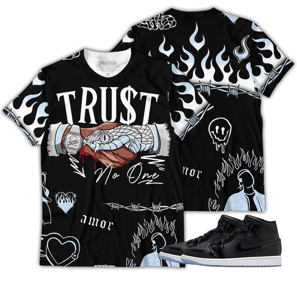 Sneaker Trust No One Sneaker Shirt Match Mid Knicks 1S, Jordan 1 Mid Space Jam Hoodie Sweatshirt Tee All Over Print MKO Shirt Sneaker Trust No One Sneaker Shirt Match Mid Knicks 1S, Jordan 1 Mid Space Jam Hoodie Sweatshirt Tee All Over Print MKO Shirt