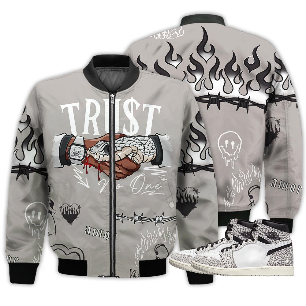 Sneaker Trust No One Sneaker Shirt Match Og Elephant 1S, Jordan 1 White Cement Hoodie Sweatshirt Tee All Over Print MKO Shirt Sneaker Trust No One Sneaker Shirt Match Og Elephant 1S, Jordan 1 White Cement Hoodie Sweatshirt Tee All Over Print MKO Shirt