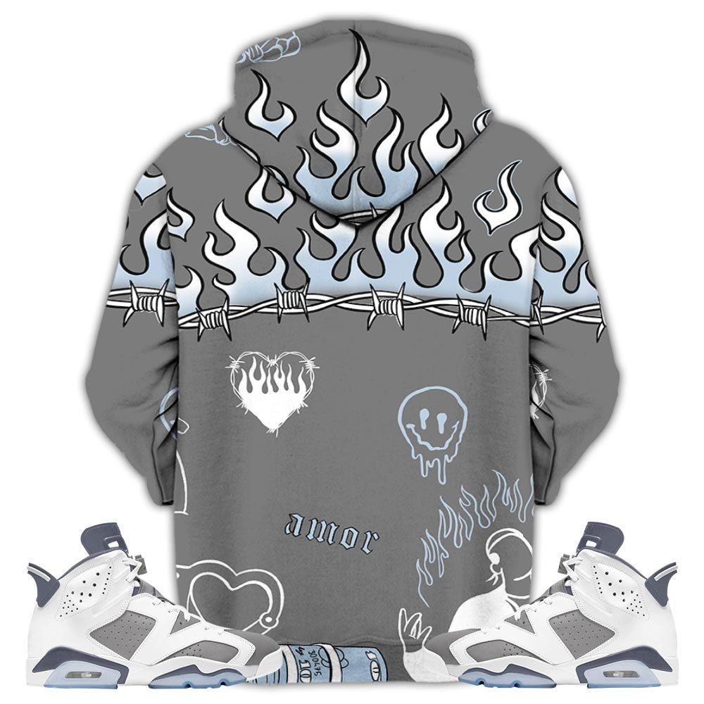 Sneaker Trust No One Sneaker Shirt Match Retro Cool Grey 6S, Jordan 6 Cool Grey Hoodie Sweatshirt Tee All Over Print MKO Shirt