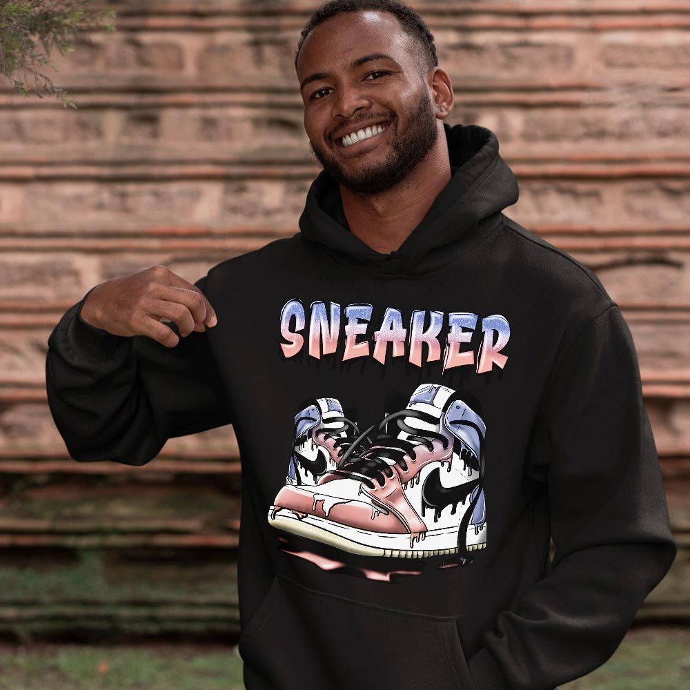 SNKR Shoe Dripping Sneaker Shirt Match Retro Skyline 1s, Jordan 1 High OG Skyline MKO T-Shirt SNKR Shoe Dripping Sneaker Shirt Match Retro Skyline 1s, Jordan 1 High OG Skyline MKO T-Shirt