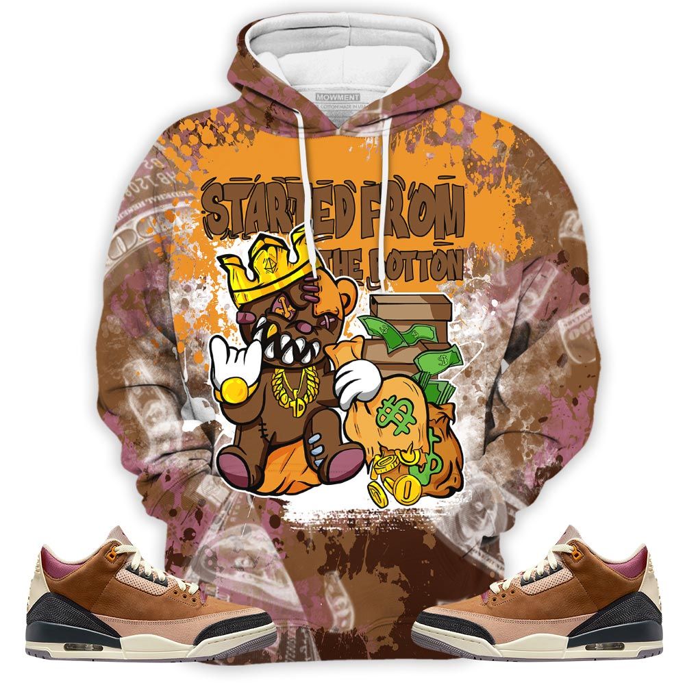 Started From The Bottom Sneaker Shirt Match Archaeo Brown 3S, Jordan 3 Archaeo Brown Hoodie Sweatshirt Tee All Over Print MKO Shirt Started From The Bottom Sneaker Shirt Match Archaeo Brown 3S, Jordan 3 Archaeo Brown Hoodie Sweatshirt Tee All Over Print MKO Shirt
