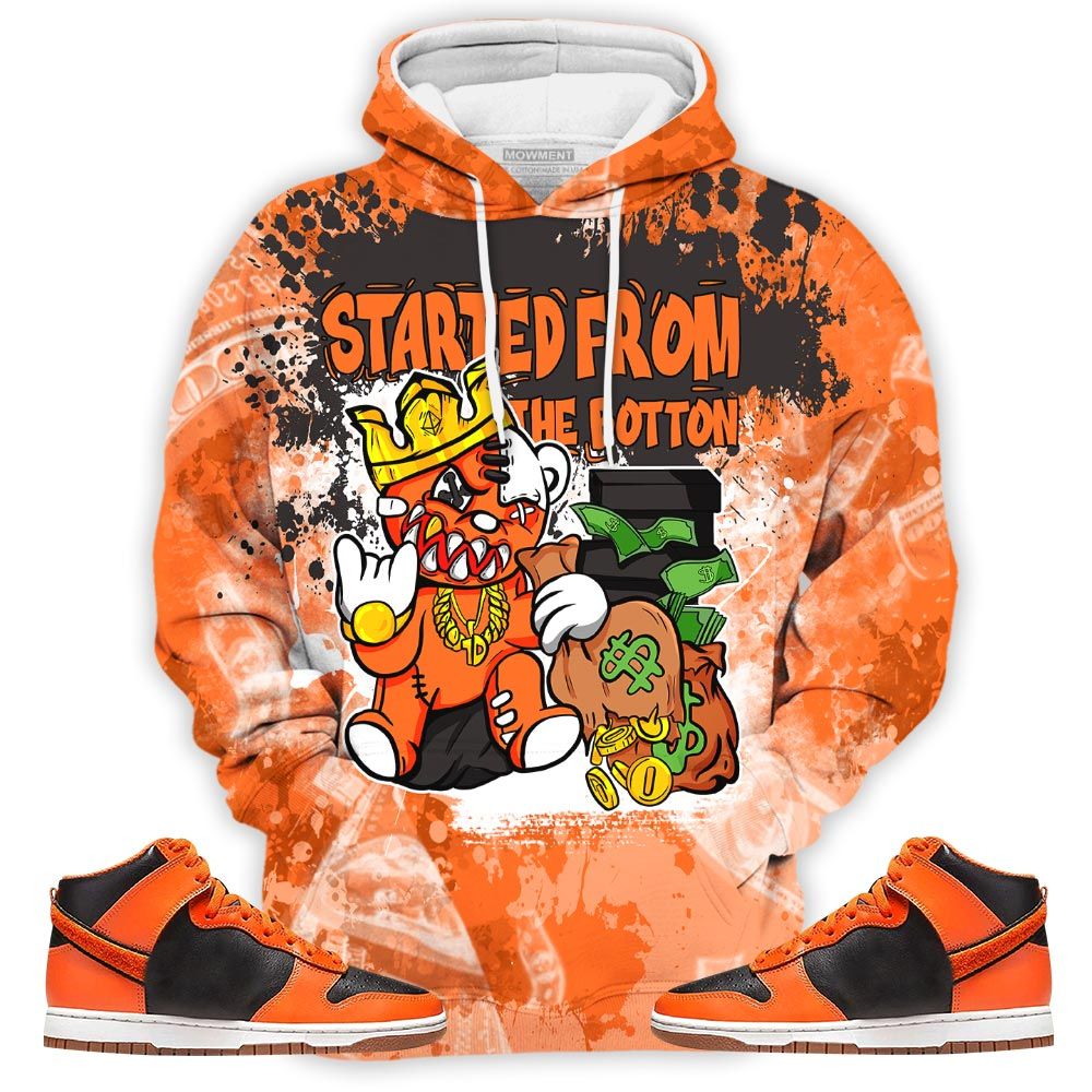 Started From The Bottom Sneaker Shirt Match Dunk Black Orange, Dunk High Gs Safety Orange Hoodie Sweatshirt Tee All Over Print MKO Shirt Started From The Bottom Sneaker Shirt Match Dunk Black Orange, Dunk High Gs Safety Orange Hoodie Sweatshirt Tee All Over Print MKO Shirt