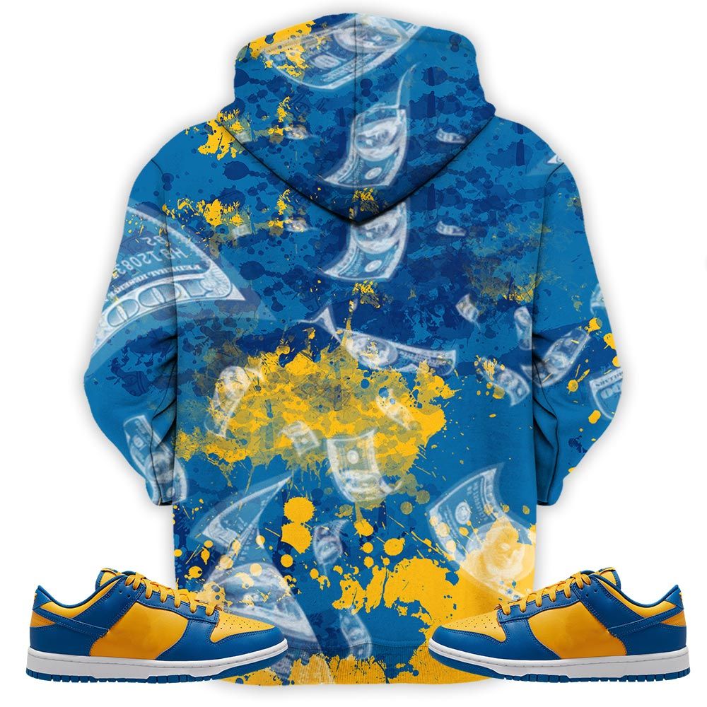 Started From The Bottom Sneaker Shirt Match Dunk Low Blue Yellow, Dunk Low Blue Jay Hoodie Sweatshirt Tee All Over Print MKO Shirt